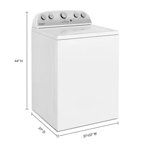 WHIRLPOOL WTW4955HW 3.8 cu. ft. Top Load Washer with Soaking Cycles, 1