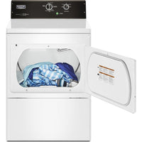 MAYTAG MEDP575GW 7.4 cu. ft. Commercial-Grade Electric Dryer-5 Years Parts and Labor Guarantee-Free Delivery, Installation, Power Cord and Removal of old dryer