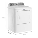 MAYTAG MED5030MW Top Load Electric Dryer with Extra Power - 7.0 cu. ft.-Free Delivery, Installation, Power Cord and Removal of old dryer