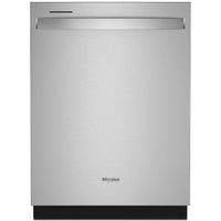 WHIRLPOOL WDT750SAKZ Large Capacity Top Controls Dishwasher with 3rd Rack-Stainless steel front and tank