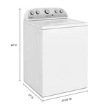 WHIRLPOOL WTW4955HW 3.8 cu. ft. Top Load Washer with Soaking Cycles, 12 Cycles -Free Delivery, Installation, New Fill Hoses and Removal of old washer