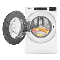 WHIRLPOOL WFW5605MW 4.5 Cu. Ft. Front Load Washer with Quick Wash Cycle -Free Delivery, Installation, New Fill Hoses and Removal of old washer
